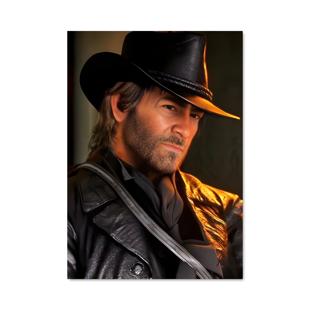Poster Arthur morgan usé – affiche Red Dead Redemption